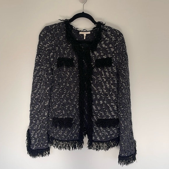 Maje Sweaters - Maje Tweed Jardigan Size 3